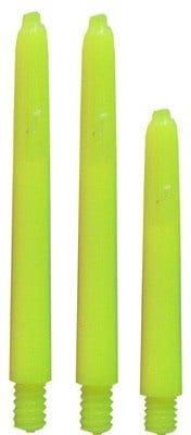 ABC Darts – Kunststof Shafts Met Ring - Neon Geel