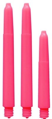 ABC Darts – Kunststof Shafts Met Ring Short - Neon Roze