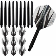 Pentathlon – Spitfire Zwart – Clear – Combi 3 sets