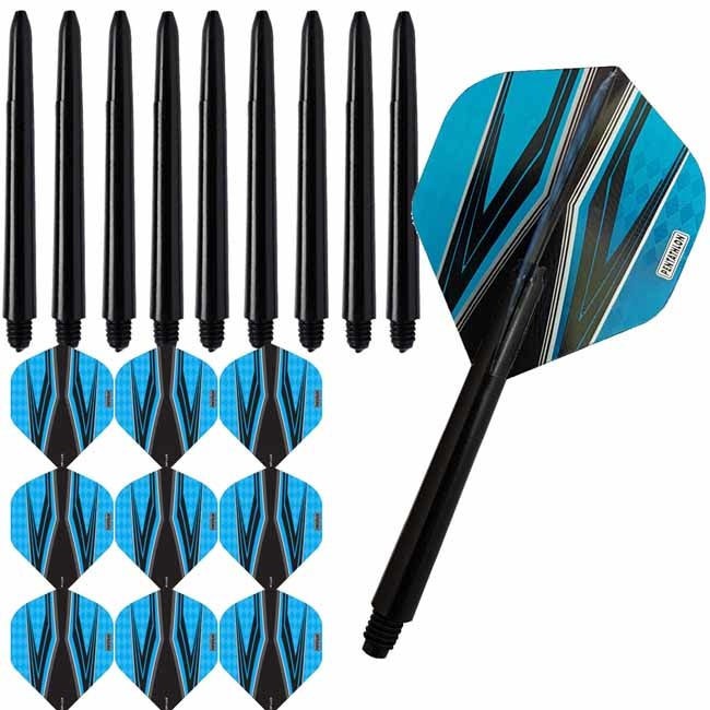 Pentathlon – Spitfire Zwart – Blauw – Combi 3 sets