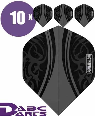 Tribal Zwart - 10 Sets