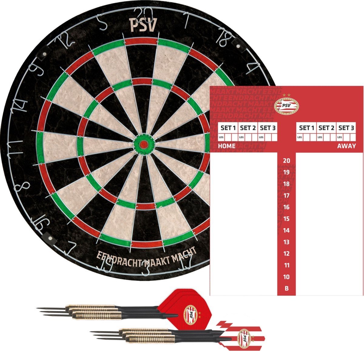PSV Dartbord Startpakket