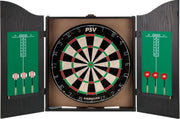 PSV Dartbord Met Dartpijlen en Dartkabinet