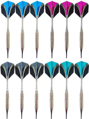 Softtip Dartpijlen Voor Elektronisch Dartbord ZILVER - 12 stuks