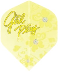 target darts 116010 - dartflights pro 100 girl play yellow