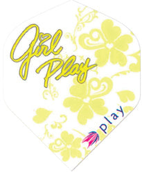 target darts 116010 - dartflights pro 100 girl play yellow