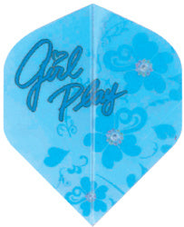 target darts 116020 - dartflights pro 100 girl play blue