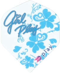 target darts 116020 - dartflights pro 100 girl play blue