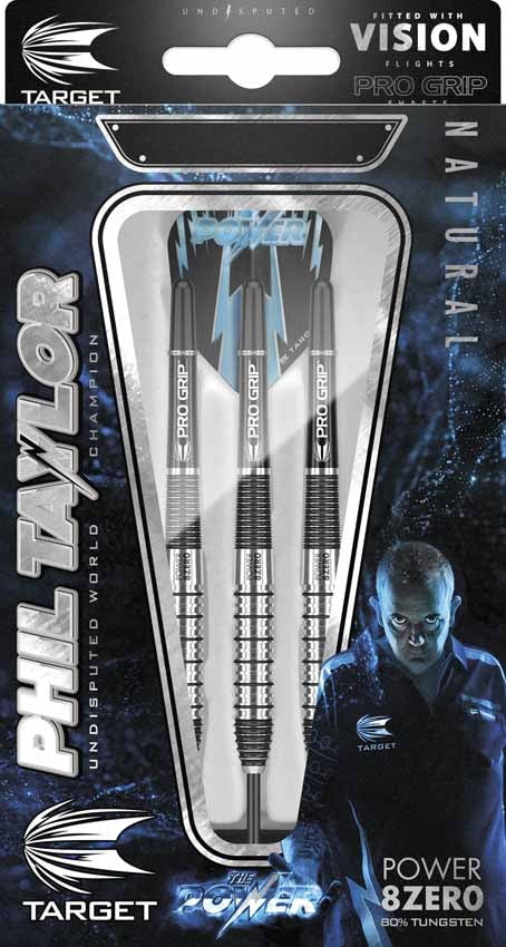 Target Darts – Phil Taylor 8ZERO 2 Titanium - 22 gram