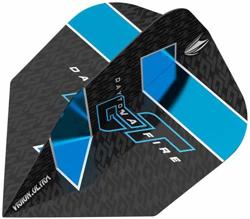 Target Darts 331890 - dartflights vision ultra Daytona Fire blauw