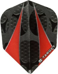 Target darts 300690 - dartflights vision twinsail red