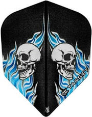 Target darts 300930 - dartflights vision skul mirror blauw