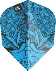 Target Darts 335450 - Dartflights INC Tattoo Blauw