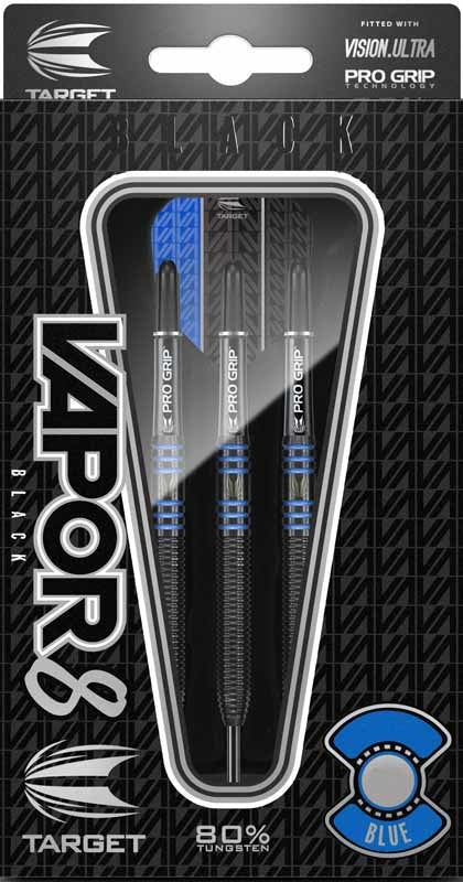 Target Darts – Vapor8 black - Blauw