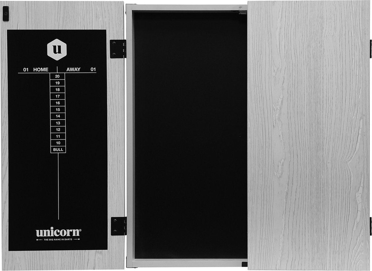 ABC Darts - Dartkabinet met Dartbord en 2 sets Dartpijlen