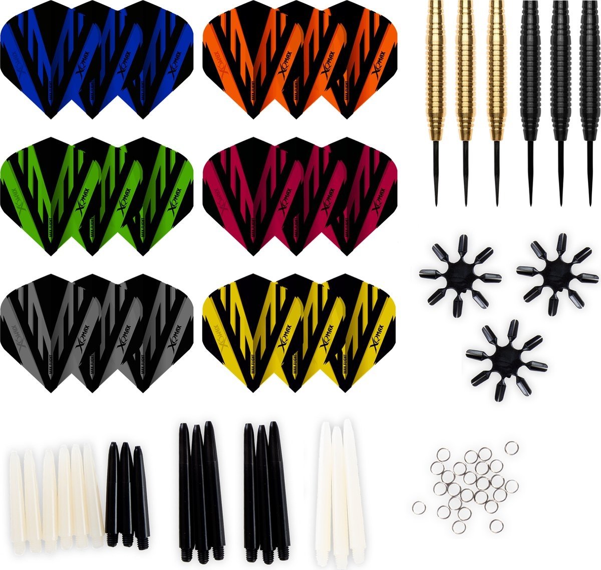 XQ Max - 2 Sets Brass  Darts - 56 delig