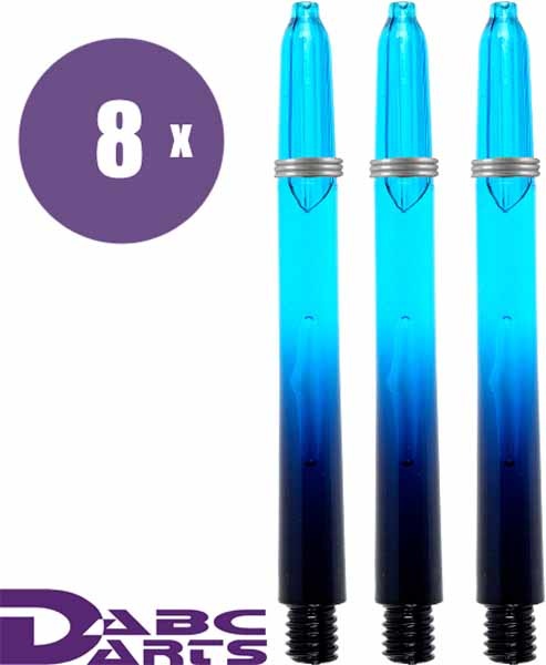 ABC Darts – Black Vision Cyan - 8 sets - Short