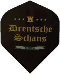 Zwarte Dartflights Bedrukken Met Logo of Foto